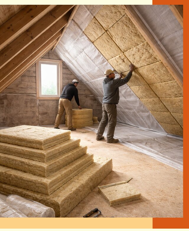 Утепление мансарды в Тайшете от 2596 руб/м2 — комплексно и под ключ | ТепломастерТшт